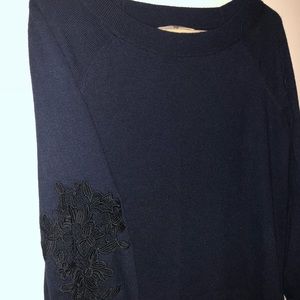 LOFT- navy blue light sweater
